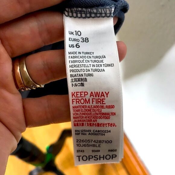 Amazing 3/4 Sleeve TopShop Bodycon Dress - Picture 6 of 8